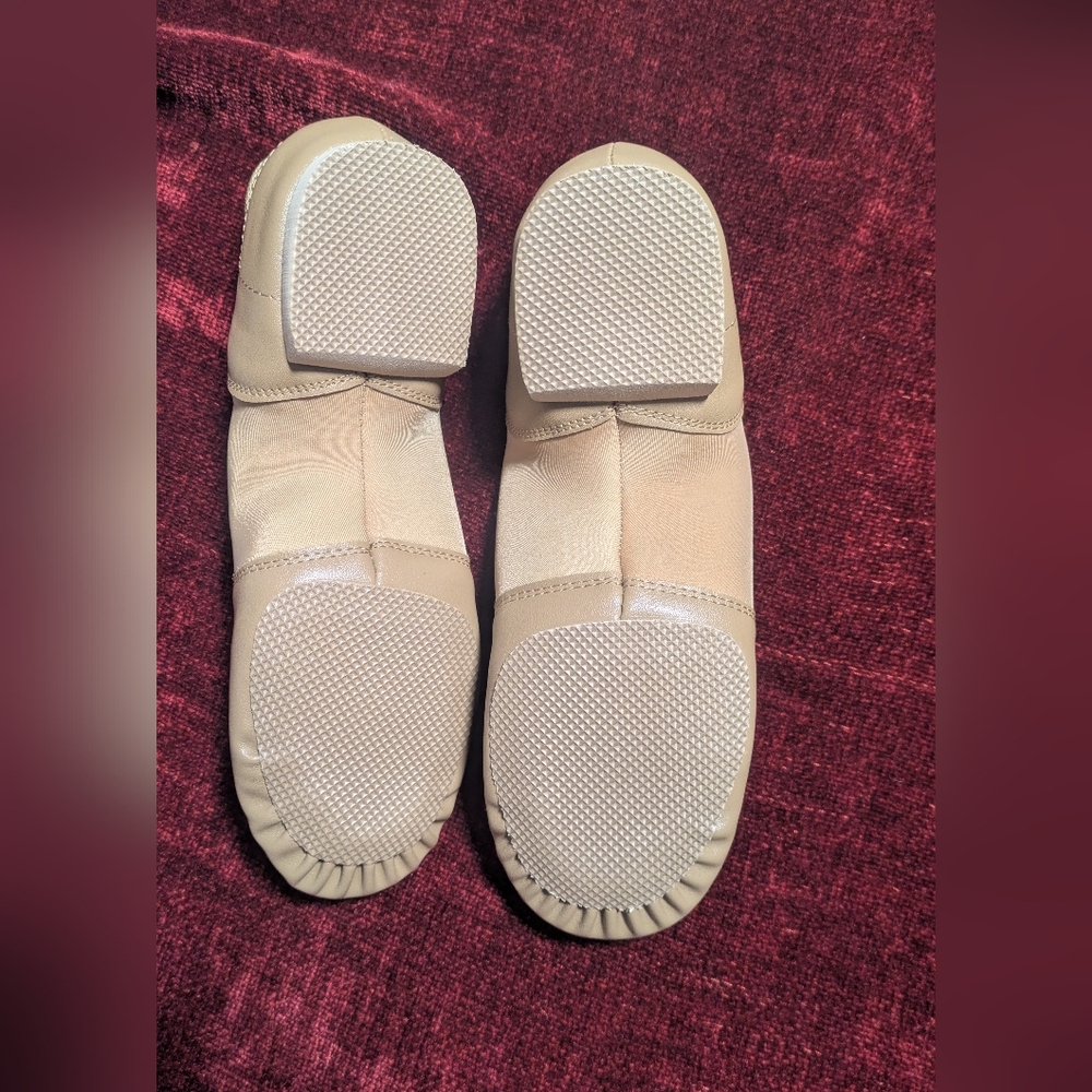 Beige Split Sole Dance Shoes